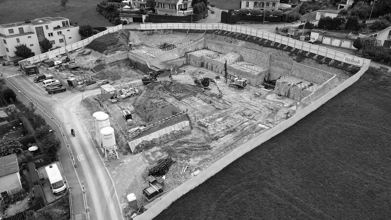 Baustart erfolgt,  Projekt an der Butzenbachstrasse in Oberrieden